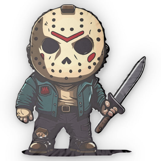 Jason Voorhees-Shaped Pillow