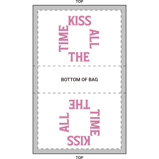 Kiss All The Time Holographic Makeup Bag - Fandom-Made