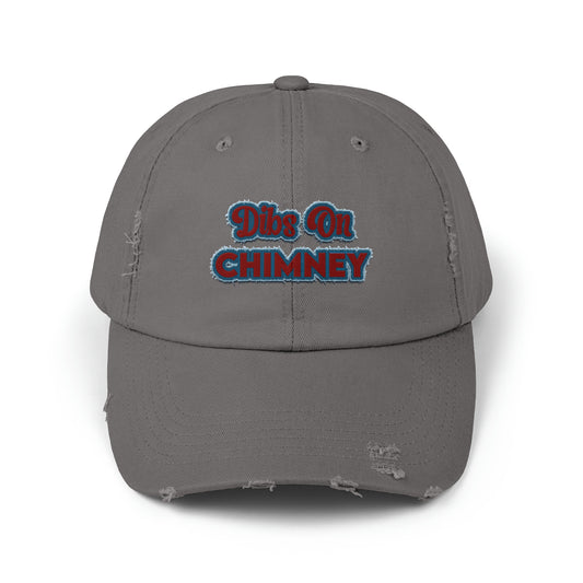 Dibs On Chimney Distressed Cap - Fandom-Made