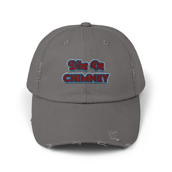 Dibs On Chimney Distressed Cap - Fandom-Made
