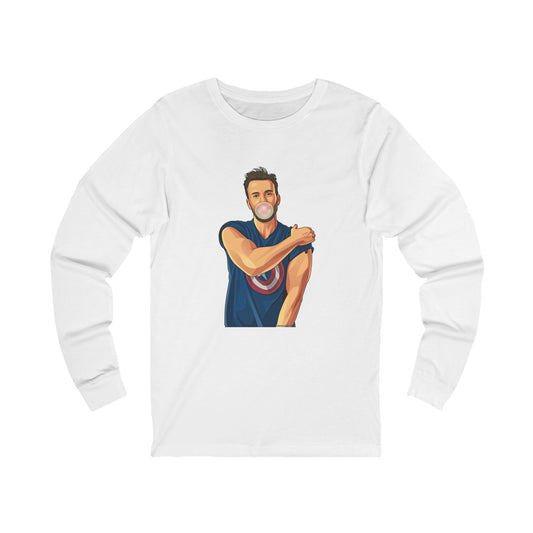 Chris Evans Unisex Long Sleeve Tee - Fandom-Made