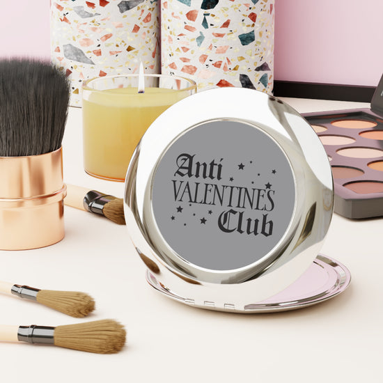 Anti-Valentine's Day Club Compact Travel Mirror - Fandom-Made