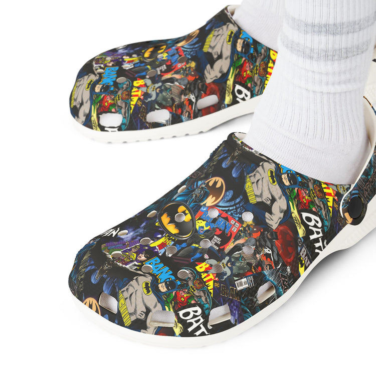 Batsy Comics Rubber Clogs - Fandom-Made