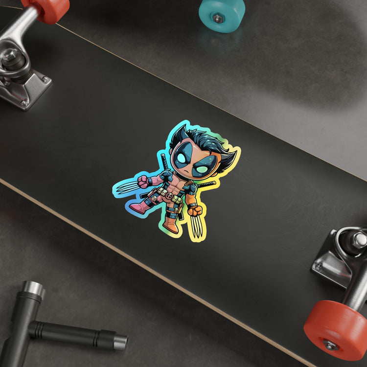Wolfpool Holographic Sticker