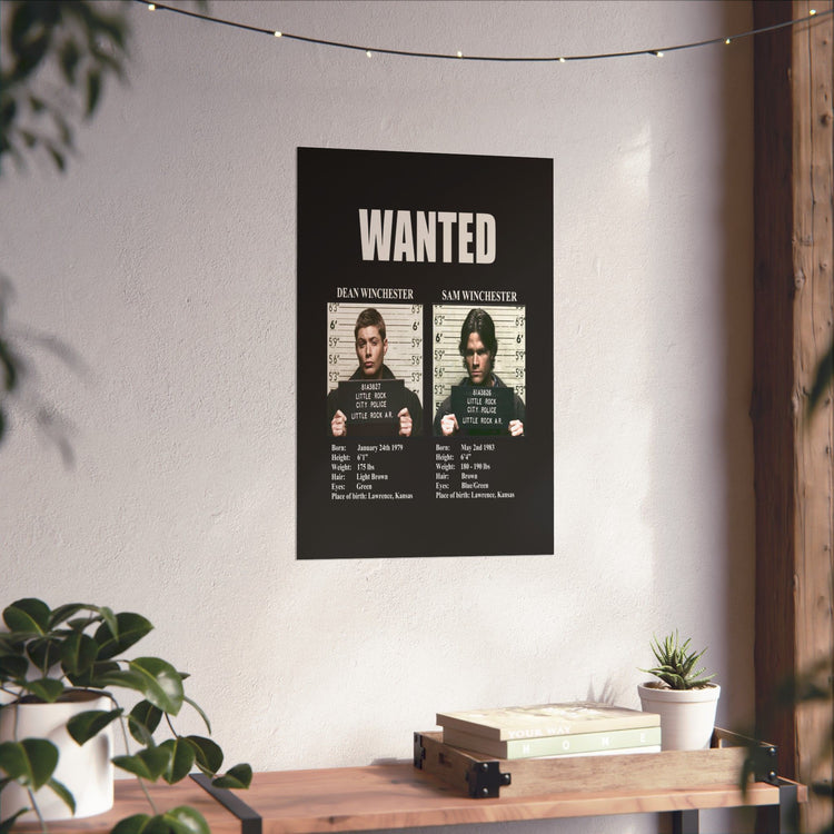 Winchesters Wanted Poster