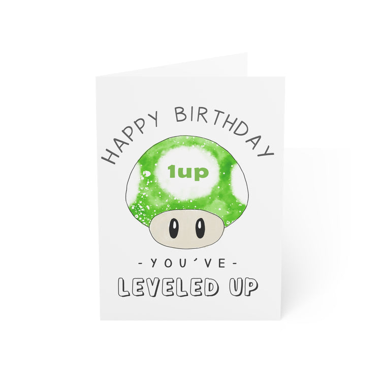 Leveled Up Birthday Card - Fandom-Made