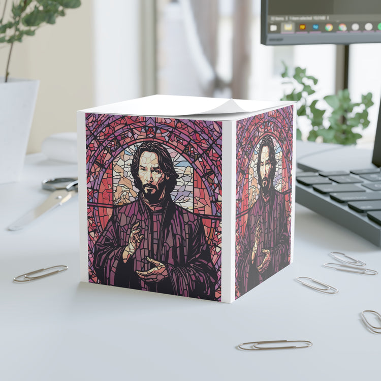 Saint Keanu Note Cube