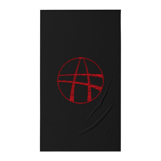 Strange Calligram Twin Flat Sheet - Fandom-Made