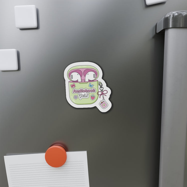 Audiobook Girlie Die-Cut Magnet