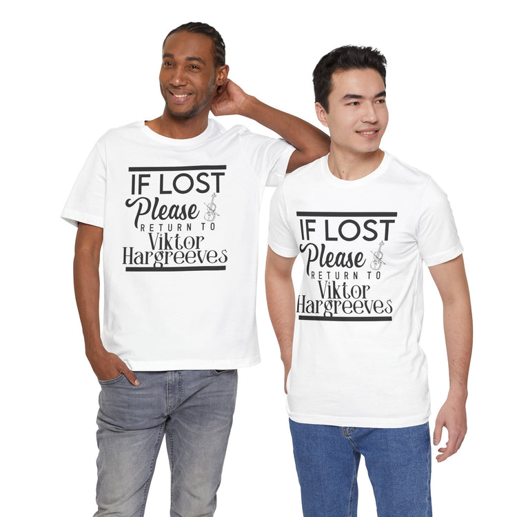 If Lost Return To... Viktor Hargreeves T-Shirt - Fandom-Made