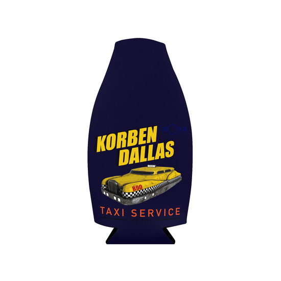 Korben Dallas Taxi Service Zip-Up Bottle Cooler Sleeve - Fandom-Made
