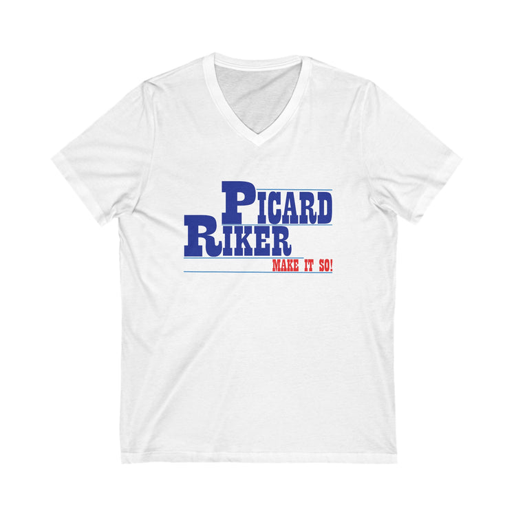 Picard Riker V-Neck Tee