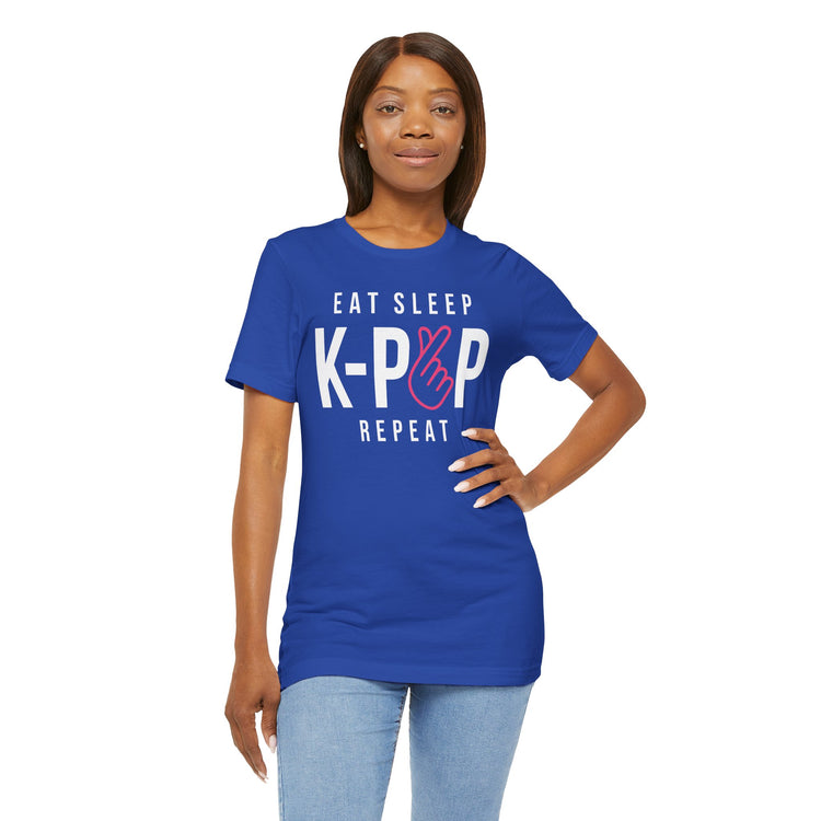 Eat Sleep K-Pop Repeat Unisex T-Shirt