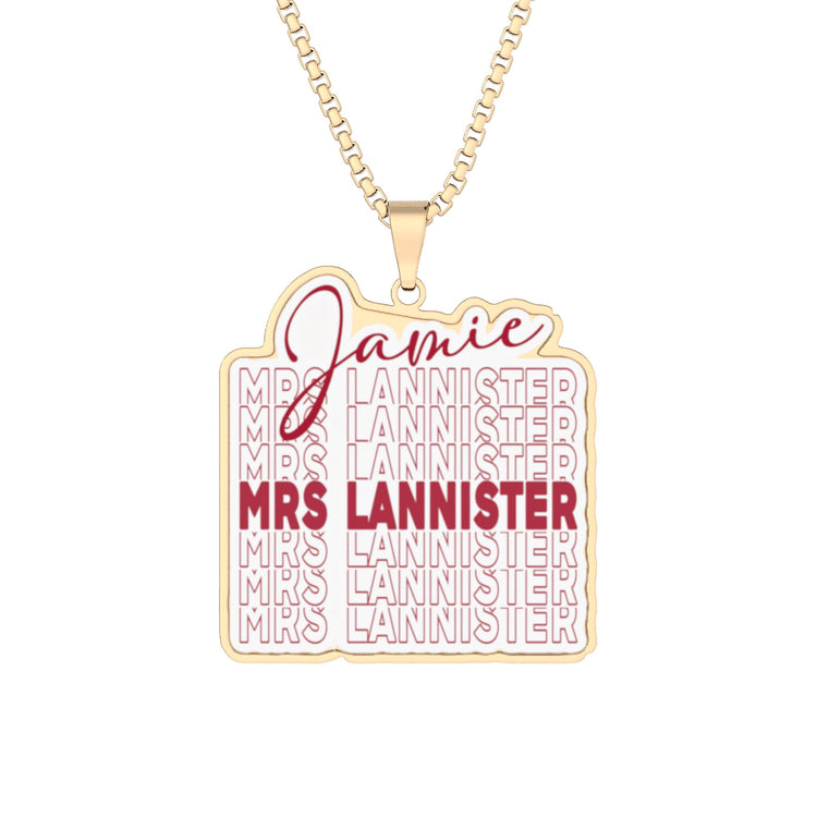 Mrs. Jamie Lannister Pendant