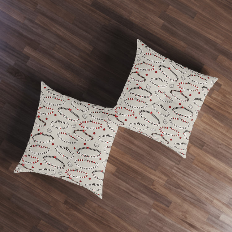 Tortured Friendship Bracelets All-Over-Print Tufted Floor Pillow - Fandom-Made