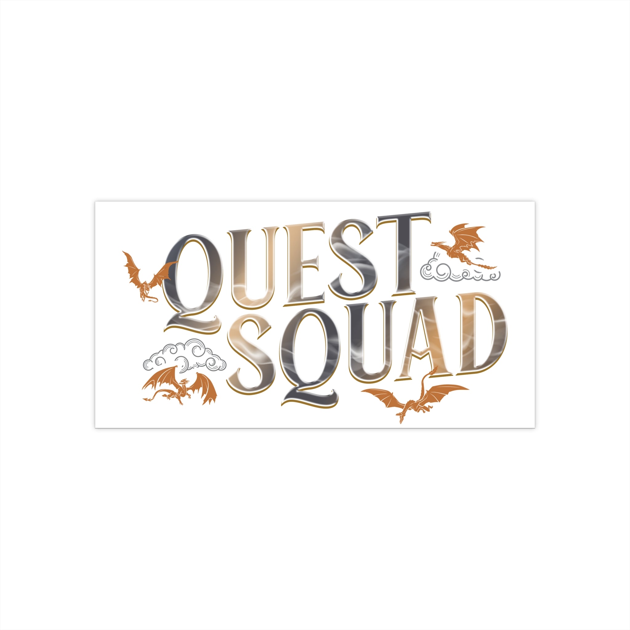 Quest Squad Bumper Sticker – Fandom-Made