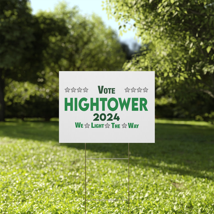 Vote Hightower 2024 Yard Sign