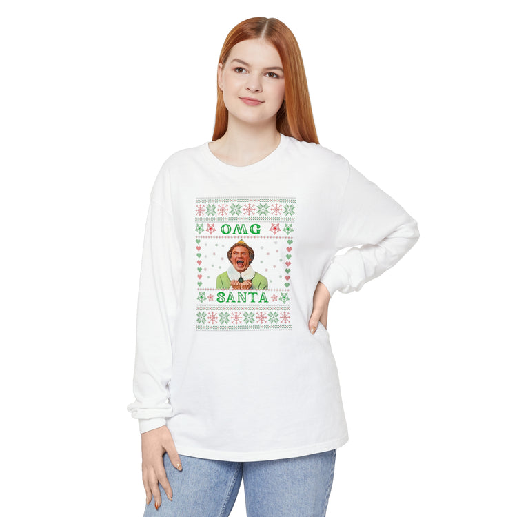 OMG Santa Long Sleeve T-Shirt