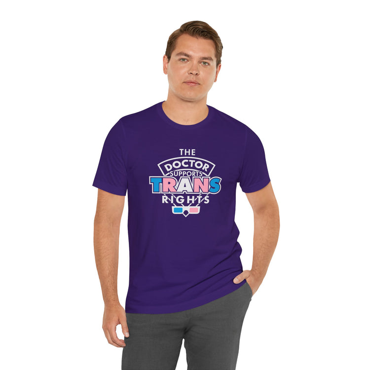 The Doctor Supports Trans Rights Unisex T-Shirt