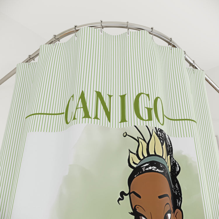 Can I Go Where You Go Shower Curtain - Fandom-Made