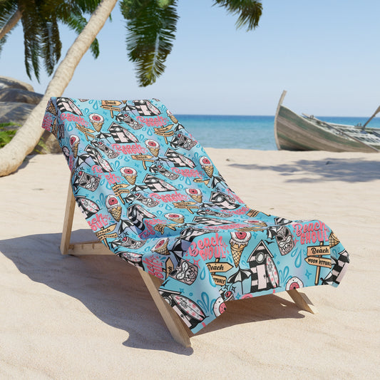 Goth Summer Beach Towel - Fandom-Made