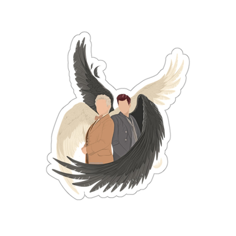 Good Omens Duo Die-Cut Stickers - Fandom-Made