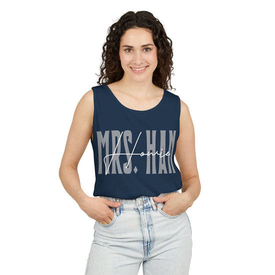 Mrs. Howie Han Unisex Garment-Dyed Tank Top - Fandom-Made
