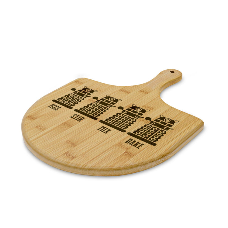 Baking Daleks Bamboo Pizza Board - Fandom-Made