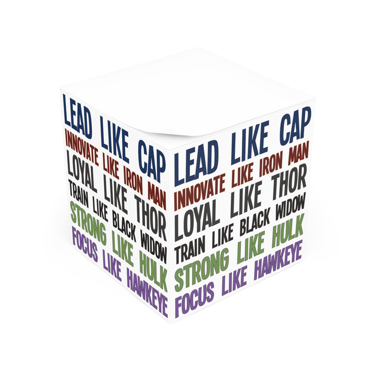 Avengers Note Cube