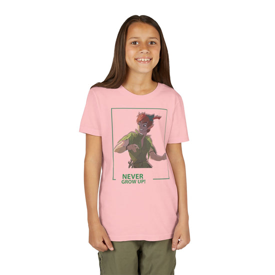 Never Grow Up Youth Tee - Fandom-Made