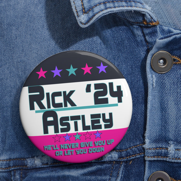 Rick Astley '24 Pin
