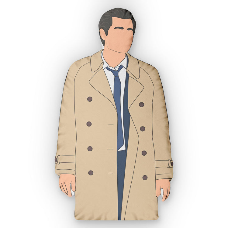 Castiel-Shaped Pillow