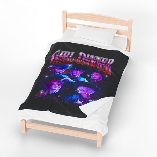 Demon Boys Velveteen Plush Blanket