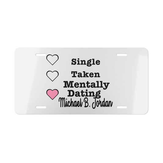 Mentally Dating Michael B. Jordan Vanity Plate - Fandom-Made
