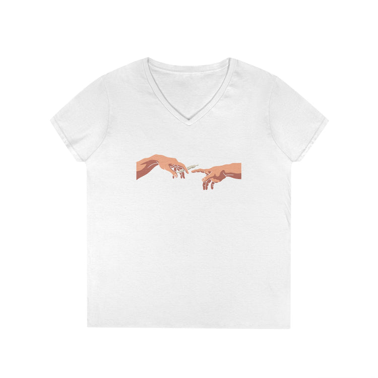 Pass It Ladies' V-Neck Tee