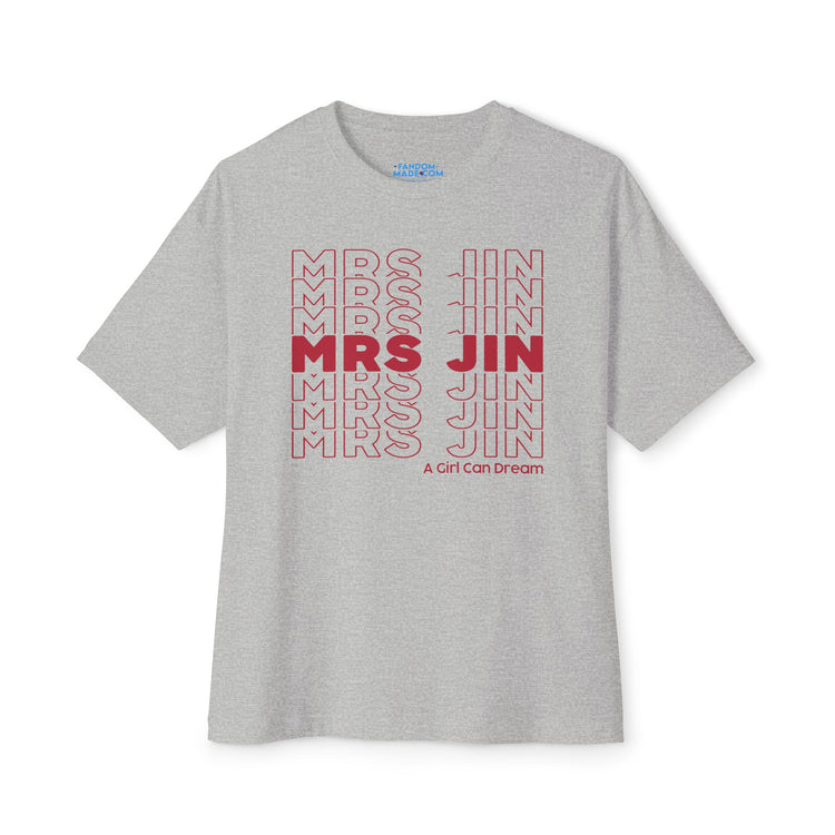 Mrs. Jin Unisex Oversized Boxy Tee