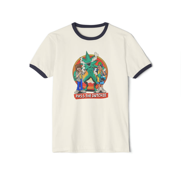 Pass The Dutchie Ringer T-Shirt - Fandom-Made