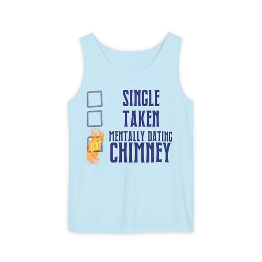 Mentally Dating Chimney Unisex Tank Top