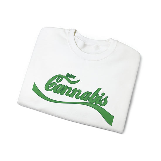 Enjoy Cannabis Crewneck Sweatshirt - Fandom-Made