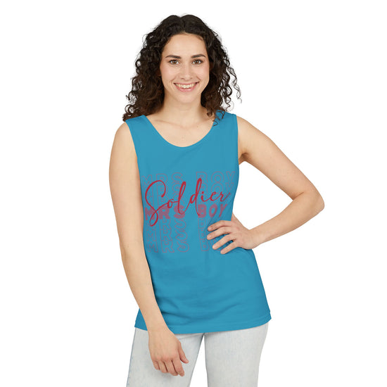 Mrs. Soldier Boy Unisex Garment-Dyed Tank Top - Fandom-Made