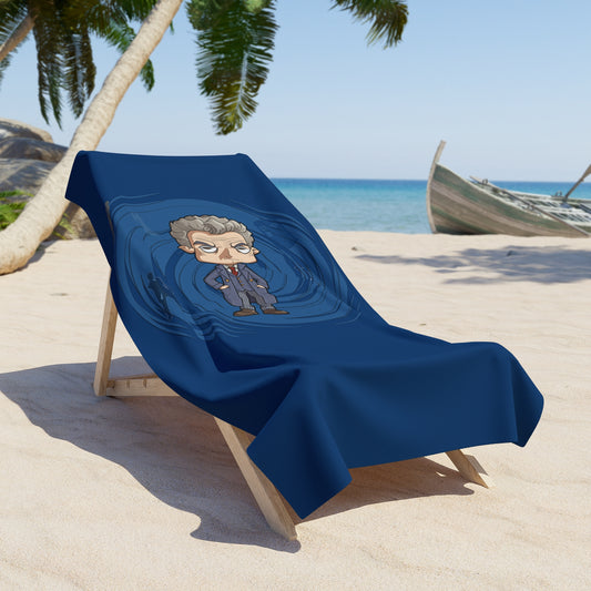Timey Wimey Twelfth Doctor Beach Towel - Fandom-Made