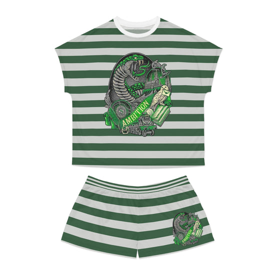 Slytherin Ambition Women's Short Pajama Set - Fandom-Made