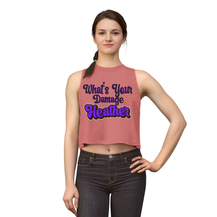 What's Your Damage Women's Crop Top - Fandom-Made