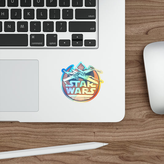 Patriotic X-wing Holographic Sticker