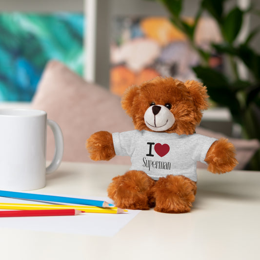 I Love Superman Stuffed Animal with Tee - Fandom-Made