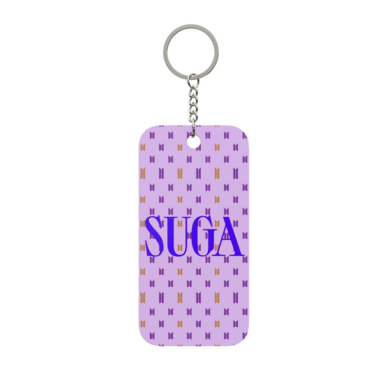 Suga Double-Sided Keychain Charm