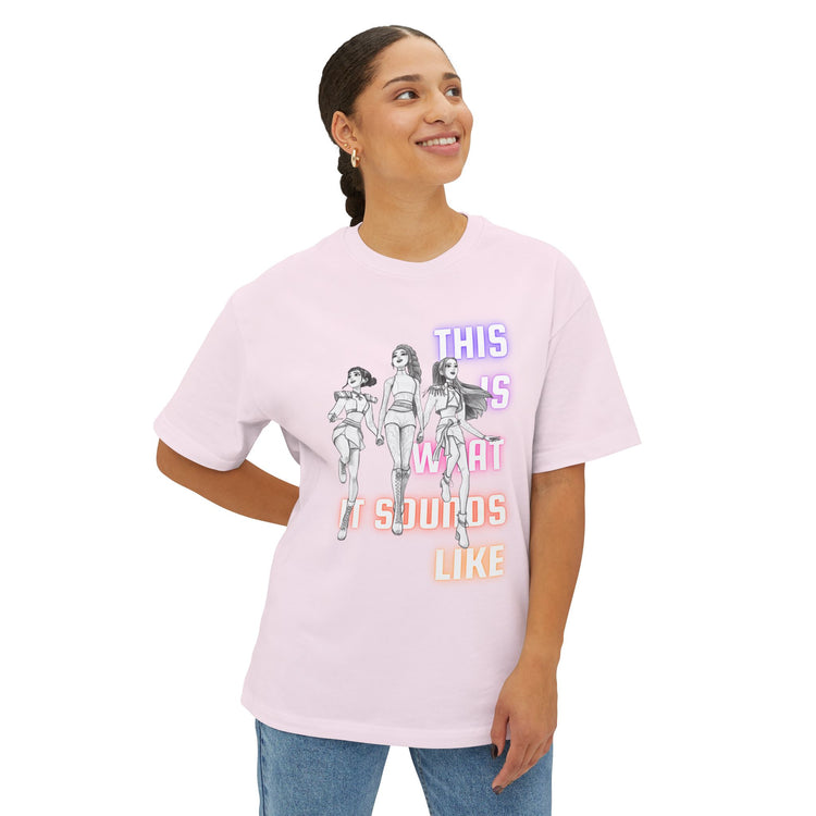 Sounds Like Unisex Oversized Boxy Tee