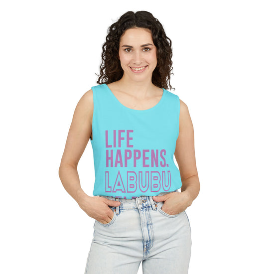 Life Happens Labubu Help Tank Top - Fandom-Made