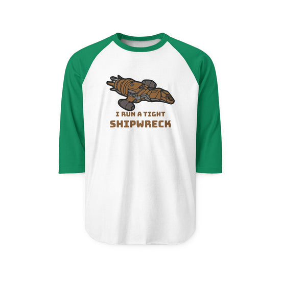 Tight Shipwreck 3/4 Raglan Shirt - Fandom-Made