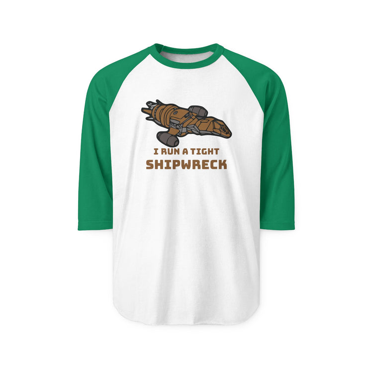 Tight Shipwreck 3/4 Raglan Shirt - Fandom-Made